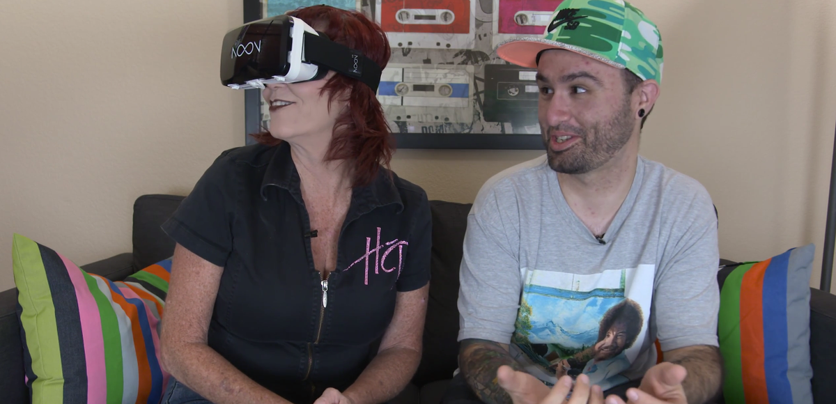 Mom tries VR for the first time, handles it surprisingly well wp.me/p6KeZx-p <a href="/macmixing/">Dom Esposito</a> <a href="/getnoonvr/">NOON Virtual Reality</a>