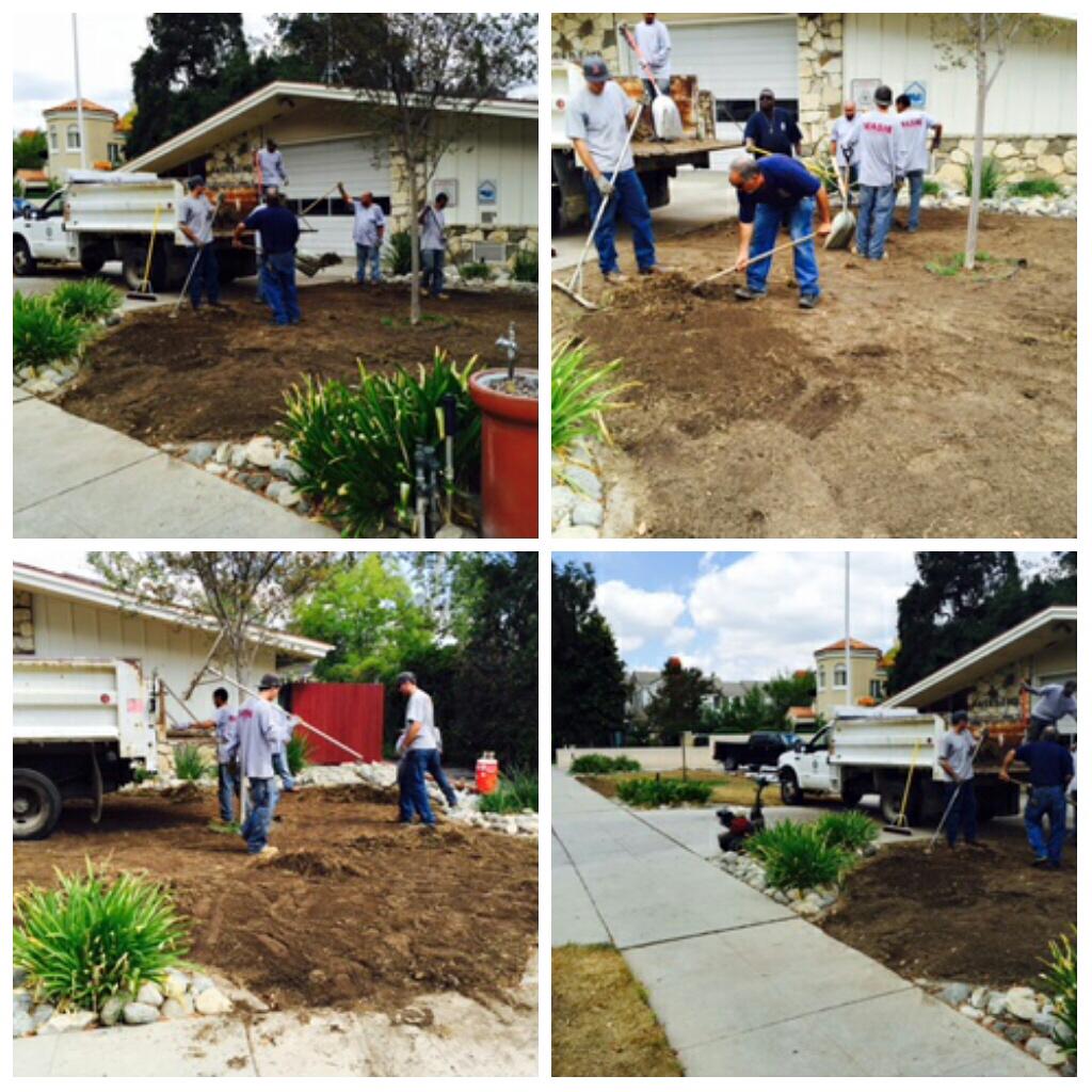 PasadenaFD's tweet photo. WaterWise landscape project underway @PasadenaFD Station 38 w/help frm MASH prgm &amp; @PWPnews http://t.co/VRP1OzntfG http://t.co/glu13FOGan
