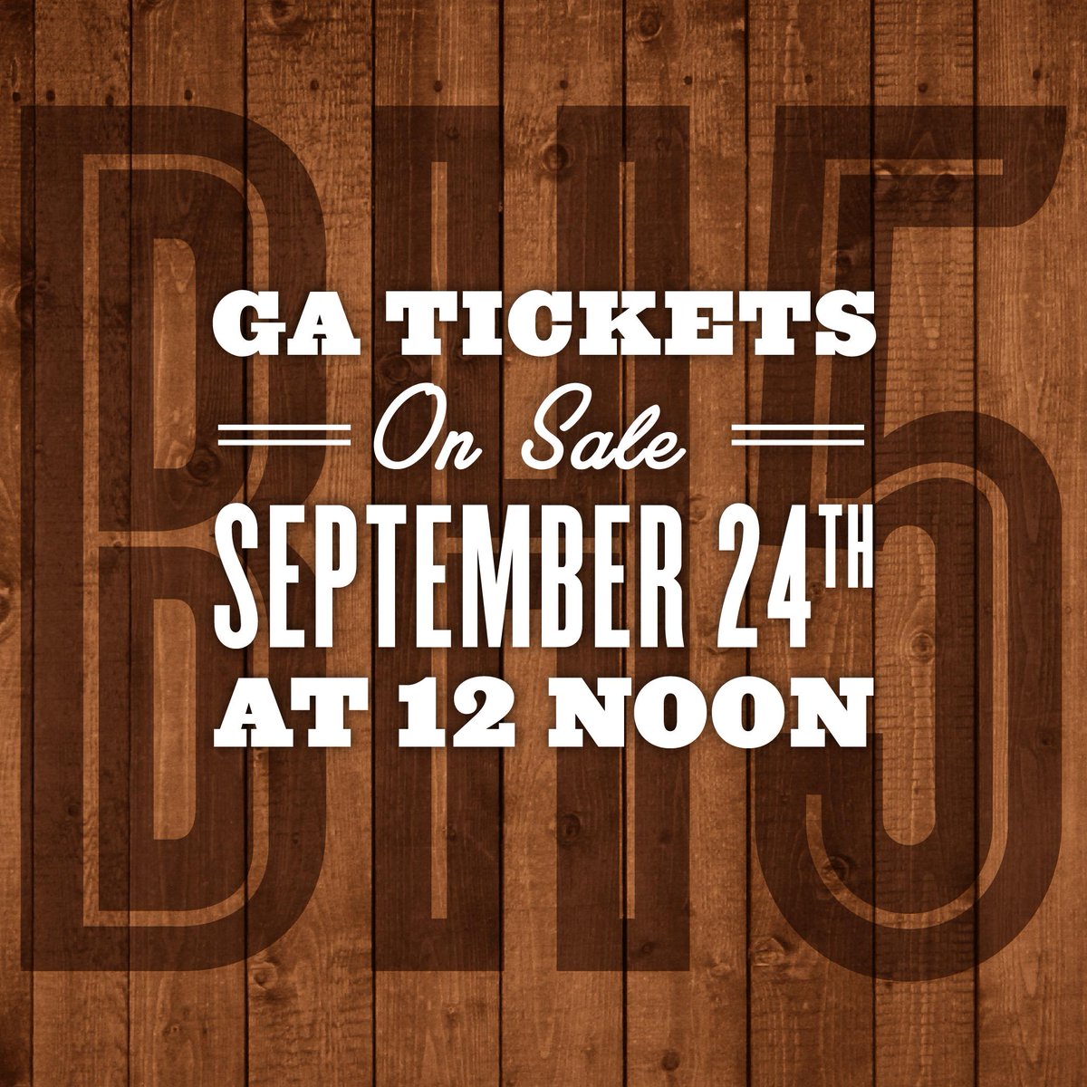 BootsandHearts's tweet photo. Mark it in your calendars folks! September 24 @ NOON, GA tix for Boots &amp; Hearts 2016 will be ON SALE!! Don't miss it! http://t.co/4zqEJY2eJ3