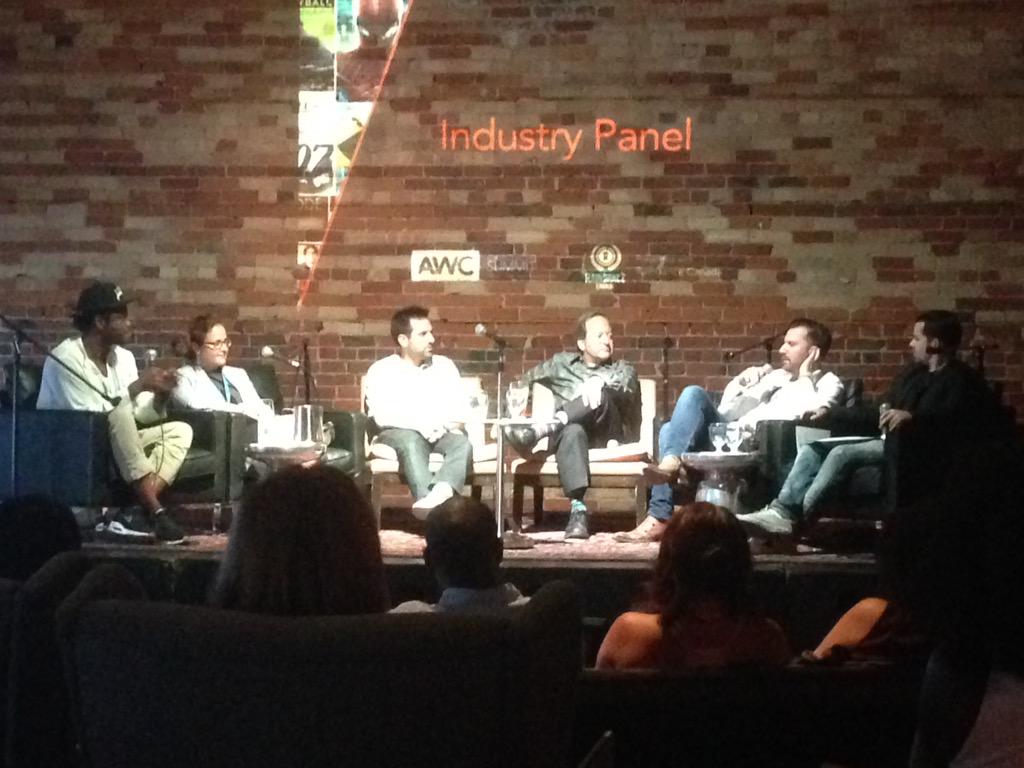GregBarryLive's tweet photo. Amazing to see some familiar @WMMCanada faces at the @AWCExecSummit 'From Pitch to Screen' industry panel. http://t.co/dP7WAVpgyk