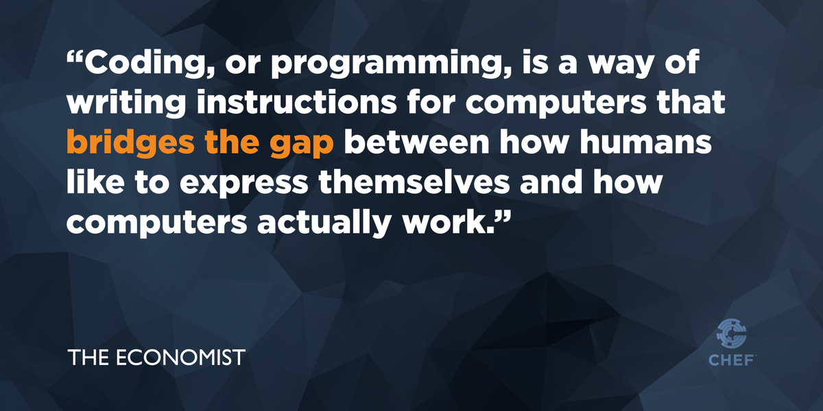 PrgsChef's tweet photo. Check out @TheEconomist’s explanation on #code: http://t.co/Fiv5OTC4YH #softwarecreation http://t.co/3mon36eZjZ