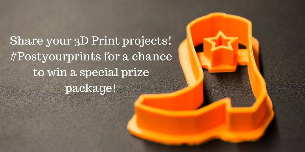 #Makers - Get featured on our blog! #Postyourprints with a #Solidoodle and get your #3DPrints noticed!