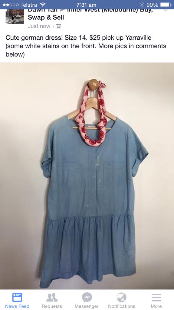 artclassbastard's tweet image. Dress with suspicious white stains for sale 
Good luck lady 
#saleofthecentury #youkeepit
#secondhandjob