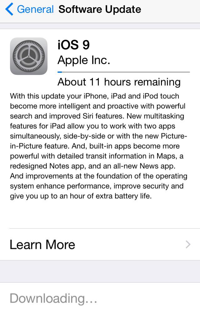 mlzema's tweet image. Think I&apos;ll take a nap...😒
#iOS9 #iOS9Update