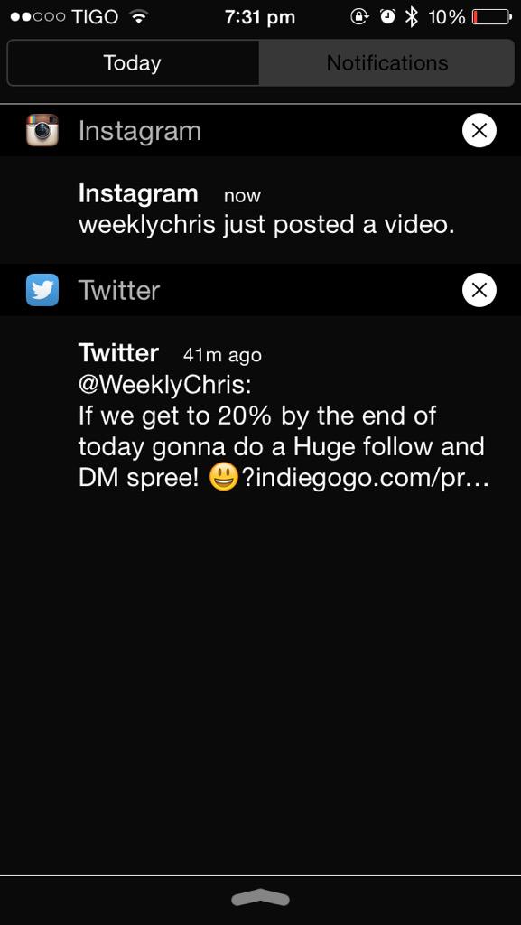 ChapiChavarro's tweet image. We can do this 💪🏼💕 #ProjectColliners @WeeklyChris