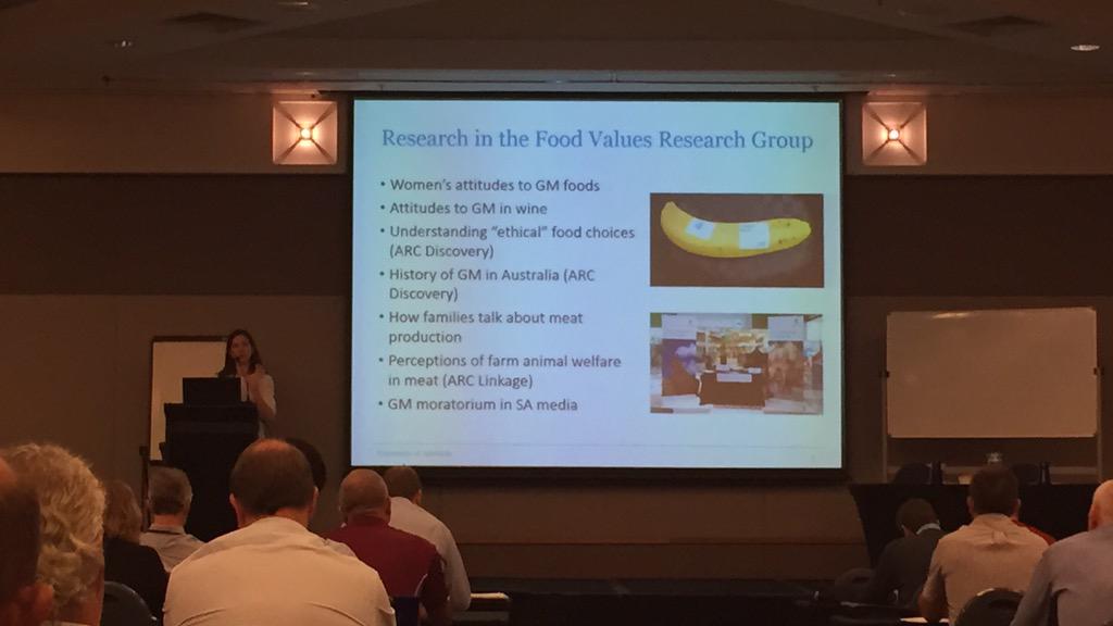 Learning about why consumers purchase 'ethical' foods with <a href="/heatherbray6/">Dr Heather Bray</a> from <a href="/UniofAdelaide/">Uni of Adelaide</a>