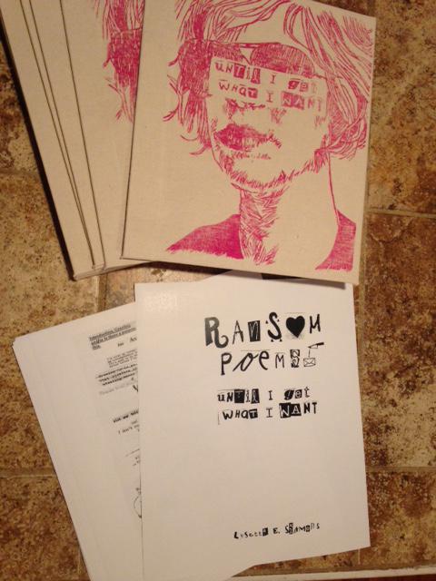 G_Menagerie's tweet photo. Oh, hey there "Until I Get What I Want: Ransom Poems" by @LyssaSimmons! Outside, meet your inside #ransom poems http://t.co/ur7mt0epLq