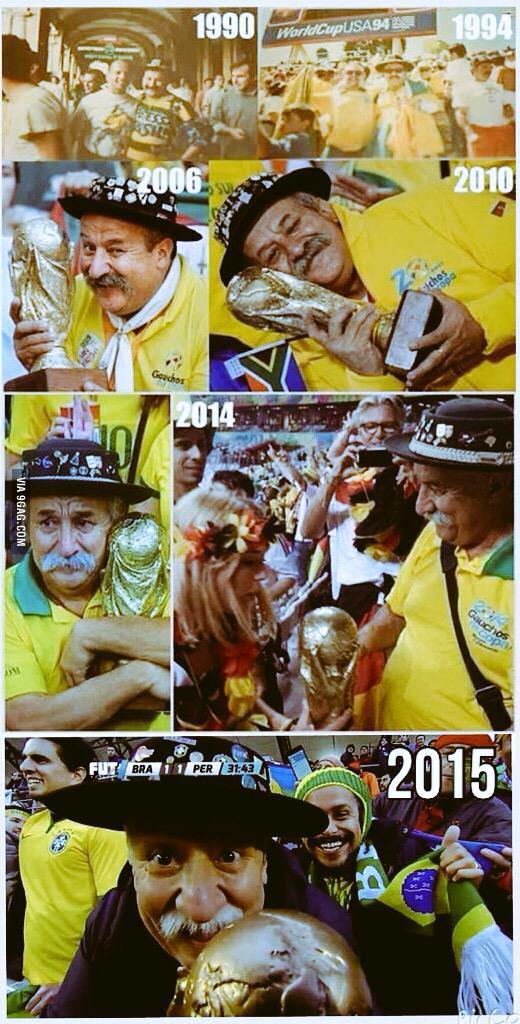 “Brazil superfan Clovis Fernandes passed away today. RIP Brazil's "12th player"” 
9gag.com/gag/aepVZGv?re…
