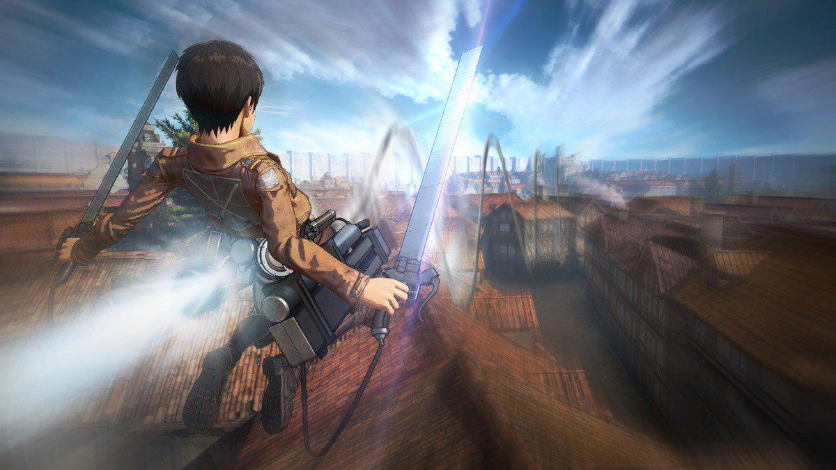 Japanesia's tweet photo. Trailer Game Attack on Titan Terbaru Tampilkan Gameplay Melawan Titan.. - http://t.co/NZp0hqpcqo http://t.co/P7W8A2U6QO