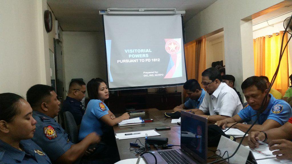 TaguigPolice's tweet photo. ATM: meeting with  owners of secondhand motorshops within Taguig City AOR re PD 1612, presided by PSSUPT ASIS, COP... http://t.co/doBv9uJByr