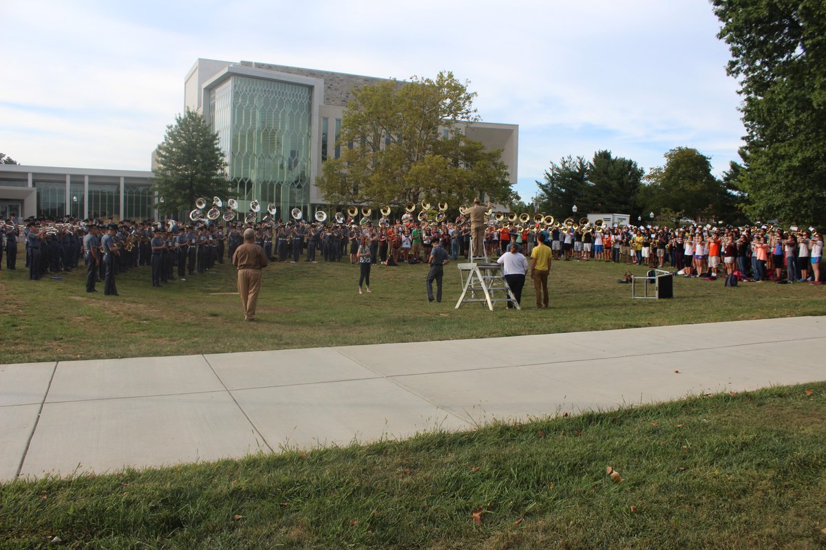 HightyTighties's tweet photo. Come see the @SpiritOfTech, the USMC Band, and the HT's perform tomorrow! Details: http://t.co/XGiQI7EhcA http://t.co/3lr3DaKEDR