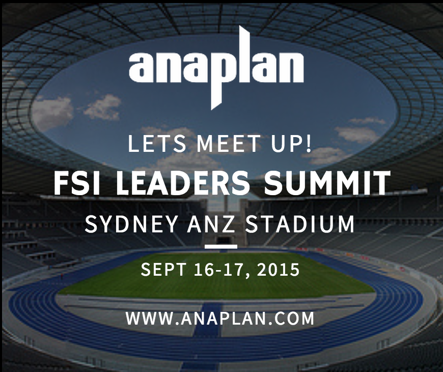 serbjodha's tweet photo. Ask #Anaplan at #FSILeadersSummit Sydney about building a performance oriented culture http://t.co/5tcGobldXA http://t.co/Z6f5UHaXJa