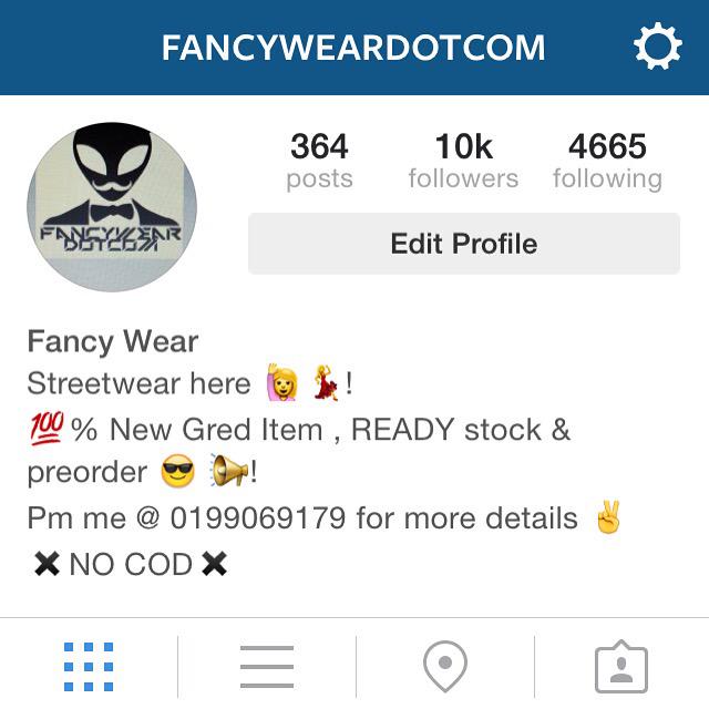 fancyweardotcom's tweet photo. Eh dah 10k lah 🙈 http://t.co/GucGeVPe72