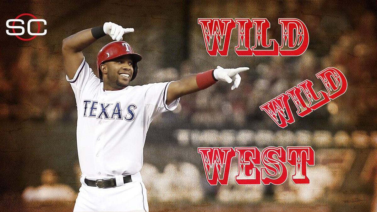 SportsCenter's tweet photo. Don't mess with Texas. Rangers slug 5 HR and crush Astros, 14-3, increase lead in AL West to 1 1/2 games. http://t.co/58Cr9YYM3w