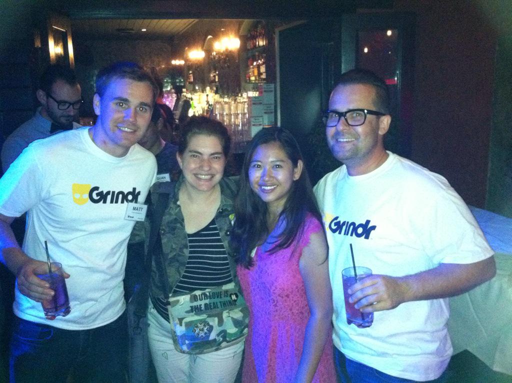 alexsiyaflora's tweet photo. At the @Grindr #gaygeeksla panel in #weho with @pocketysun & @LukasRepublic @matticusbond http://t.co/7IkIwSZdf3