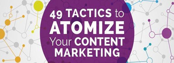 hilmisaaid's tweet image. 49 Tactics to Atomize Your Content Marketing bit.ly/1JcAiez by @jaybaer #ContentAtomization #ContentStrategy