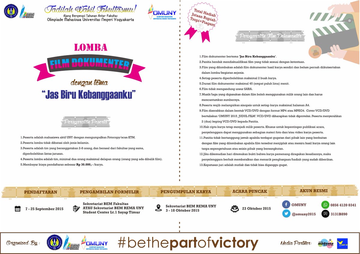 Yg belum daftar segera ambil formnya @bemfbsuny <a href="/BEMFIKUNY/">BEM FIK UNY</a> @BEMFISUNY @BEM_FTUNY <a href="/BEMFMIPA_UNY/">BEM FMIPA UNY</a> @bemfe_uny @BEMFIPUNY