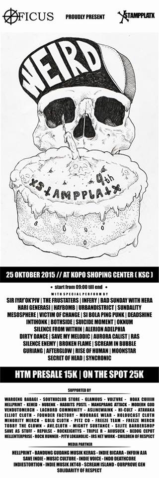 next show: 20 sept'15 at Sandy's cafe dayeuhkolot BDG,10 okt'15 at lapangan alun2 saluyu riung BDG,25 okt'15 KSC Bdg