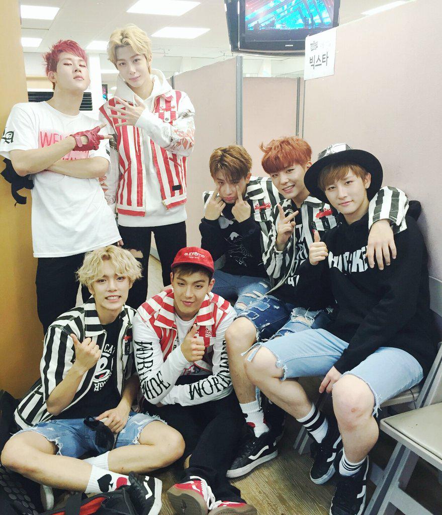 오늘자 몬스타엑스 엠카 대기실 | 인스티즈