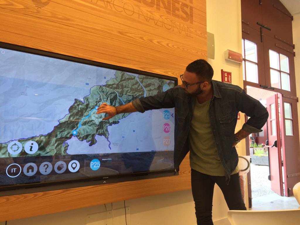 crispybaconsrl's tweet photo. Le installazioni multimediali per il #museo delle #dolomiti bellunesi! #app e tanta #tecnologia made in #crispy http://t.co/Tgjqj1Ggm0