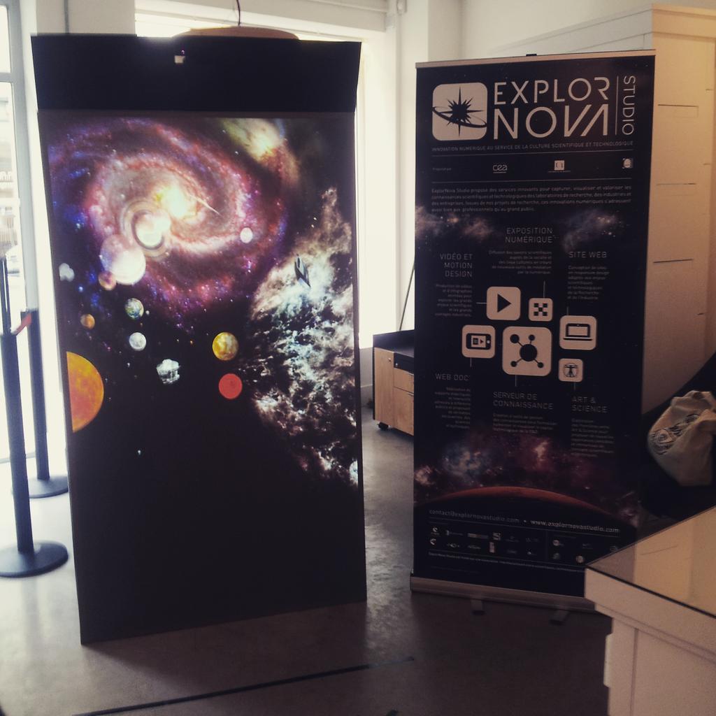 Odile_Odin's tweet photo. La #NantesDigitalW est lancée, l'installation #ExplorSpace vous attend à #nantestourisme. http://t.co/XPaoul8GIW