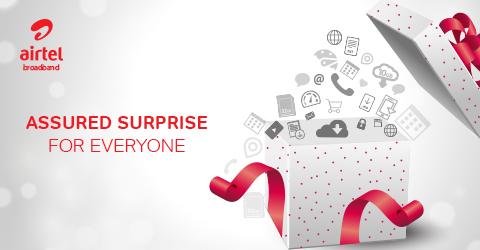 airtelindia's tweet image. Assured surprises for everyone. Get FREE GBs or SPEED UPGRADES with Airtel #BroadbandSurprises-bit.ly/broadbandsurpr…
