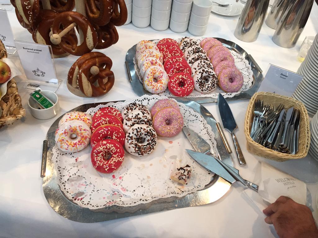 shaunlawson's tweet image. Doughnuts! #interact2015