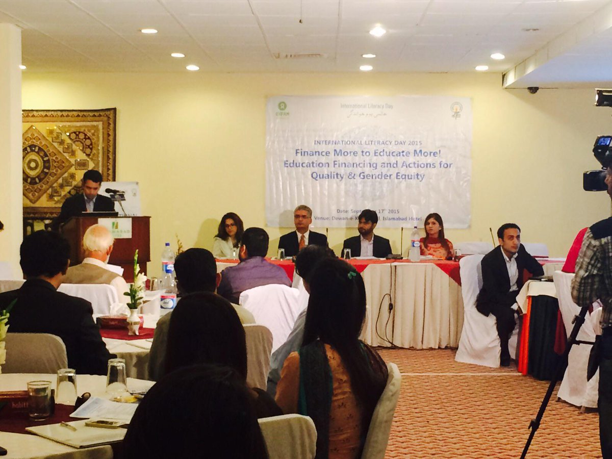 RTE25A's tweet photo. Session 1: 'Quality vs Quantity' with the panelists at #financetoeducate #ILD15 @OxfamInAsia http://t.co/CelVx69R1y