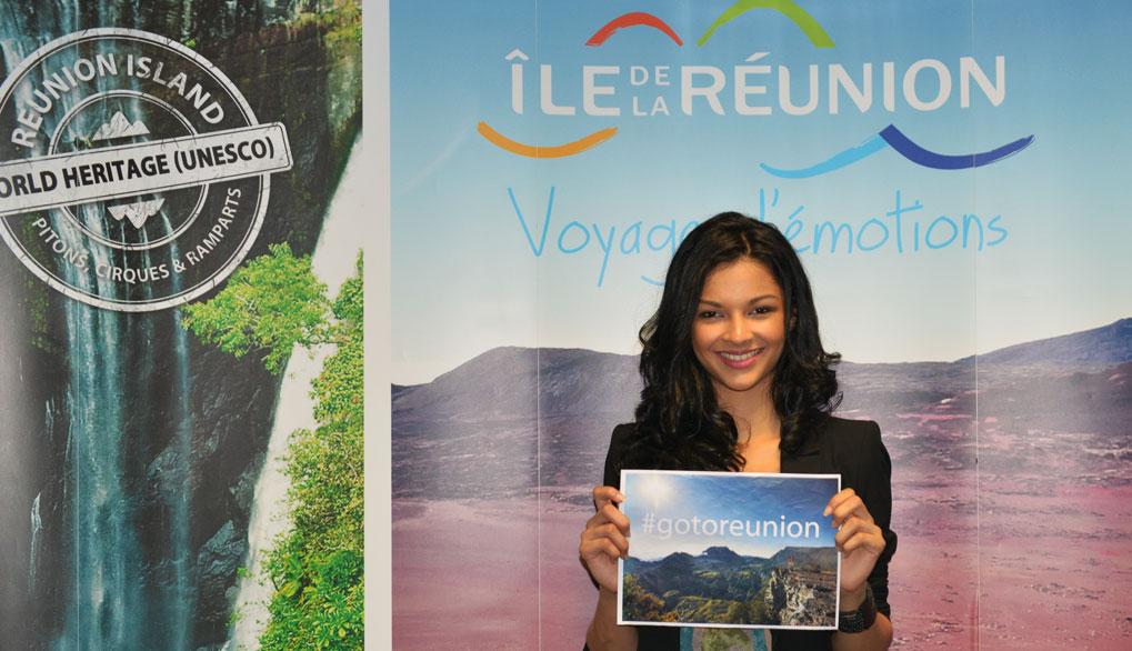 ReunionTourisme's tweet photo. Miss Réunion a un message pour vous : #gotoreunion ! #lareunion #AzuimaIssa http://t.co/D0qzACXu7J
