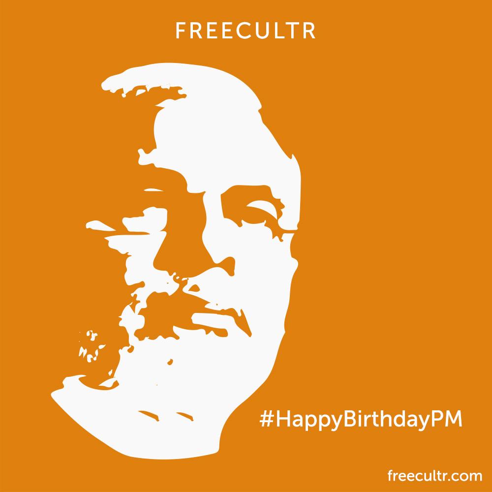 freecultr's tweet photo. #HappyBirthdayPM
Wish you a very happy birthday @PMOIndia 
You're a wave of change in India.
#ProudIndian http://t.co/AYjSpbznxR