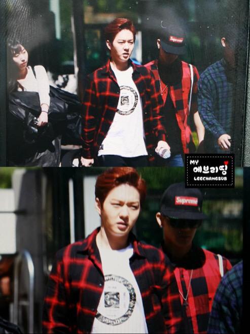 BTOBSTORYY's tweet photo. [PREVIEW] 150917 Changsub otw to KBS idol song contest (cr.myeverythingcs) http://t.co/YNXxi2lUA6