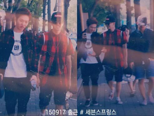 BTOBSTORYY's tweet photo. [PREVIEW] 150917 Changsub &amp; Peniel otw to KBS idol song contest (cr.7Springs_BTOB) http://t.co/Pq1g91Wf7Q