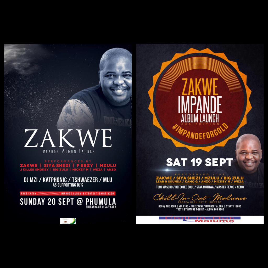 ZakweSA's tweet photo. : Jozi Weekend.. And also, I will be in Moloko to celebrate Dj ZanD's Birthday Day.. #Impande Will Be On Sale at R100 http://t.co/Im75zj0kiQ