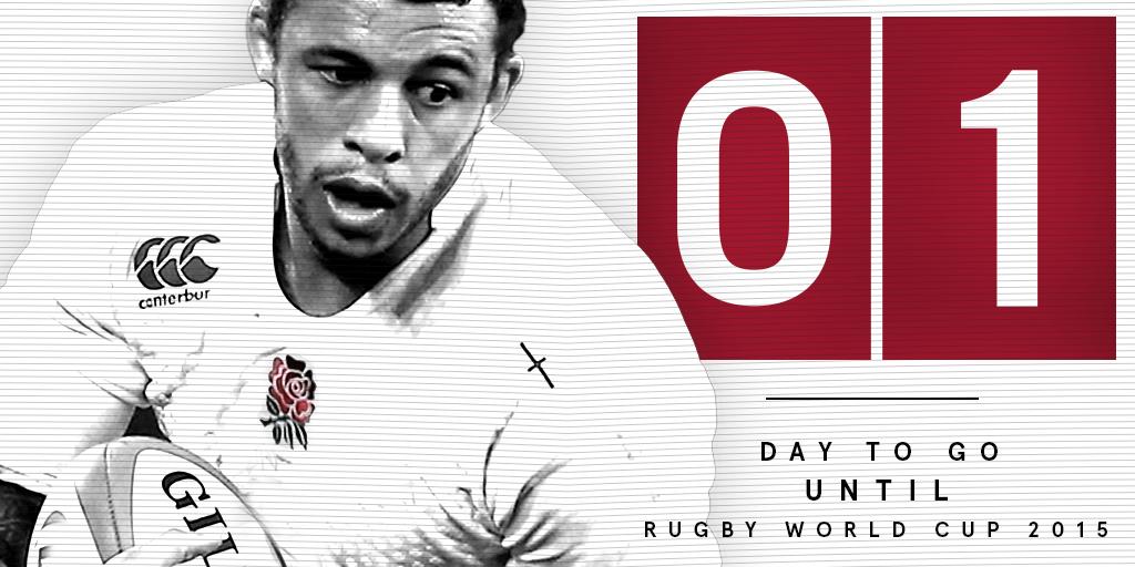 EnglandRugby's tweet photo. One day...

#RWC2015 #carrythemhome 🌹 http://t.co/CYFJ8jRMEu