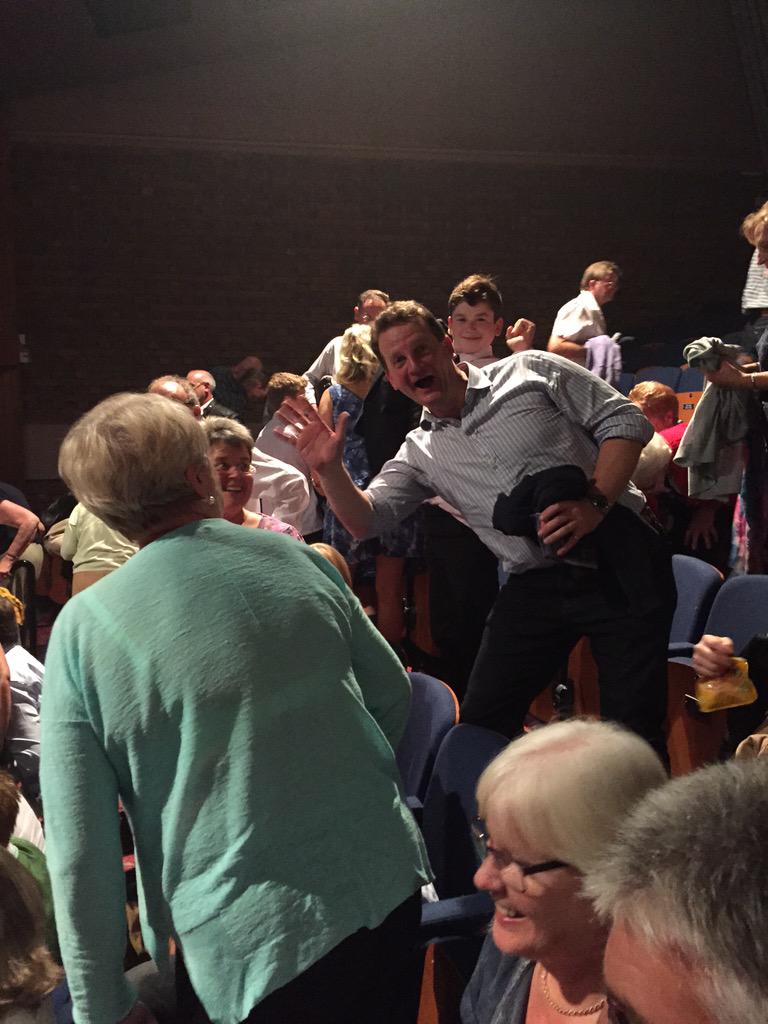 WorcAmbassadors's tweet photo. What a superb performance!! @ESMWorcester @theswantheatre #CrazyForYou Delighted to be a sponsor. #FantasticTalent http://t.co/4UsIB1aWjV