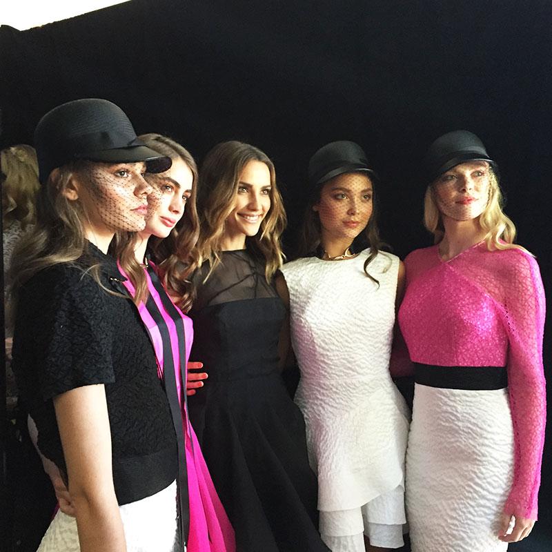 myer's tweet photo. Backstage beauties at #TPFF15 in Alex Perry! Shop these looks > http://t.co/QMKQiGH2kg http://t.co/rS4RstIu9v