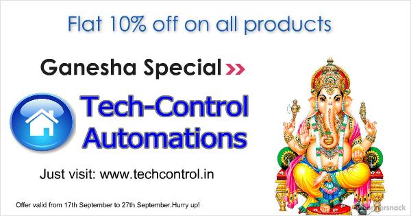 ItsTechControl's tweet image. TC wishes you a Happy Ganesh Chaturthi.Visit techcontrol.in #techcontrol #smartlife #besmart #homeautomation