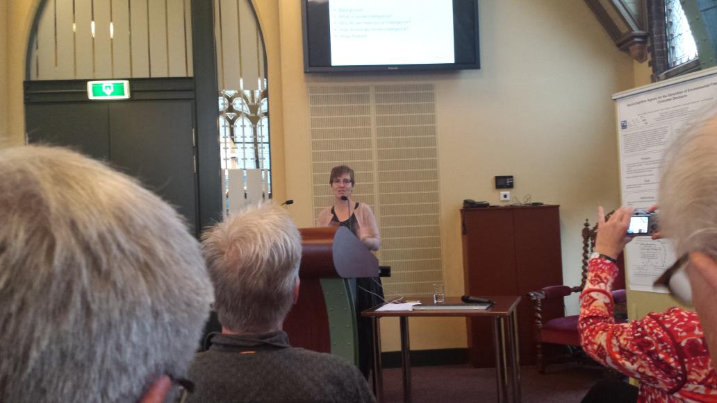 squazzoni's tweet photo. #ESSA2015 @CompSciEmma Emma Norling on how to put the social into human intelligence models http://t.co/xeHzFzzeho