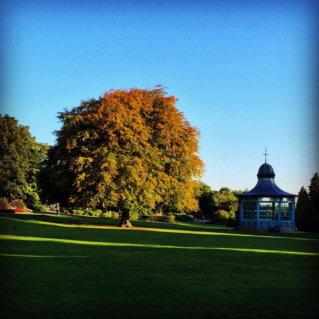 Weston Park looking lovely this morning #Sheffield #autumnishere #sunshine @MuseumSheffield <a href="/VisitSheffield/">Welcome to Sheffield</a>