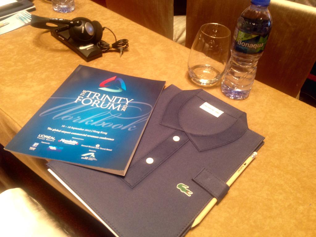 ConcourseDM's tweet image. Thank you @LACOSTE for this great briefcase! #TrinityForum #trinity2015 #dutyfree #travelretail