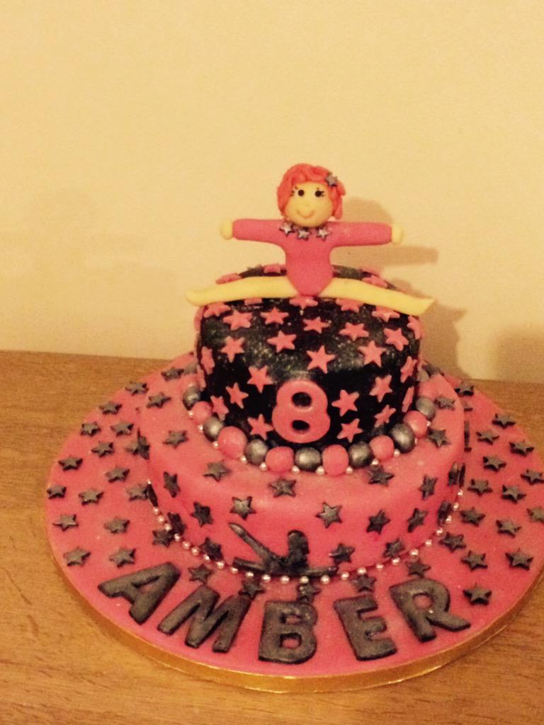 #GymnasticsCake for a fabulous girls birthday xx #sheffieldissuper #southyorkshire xx