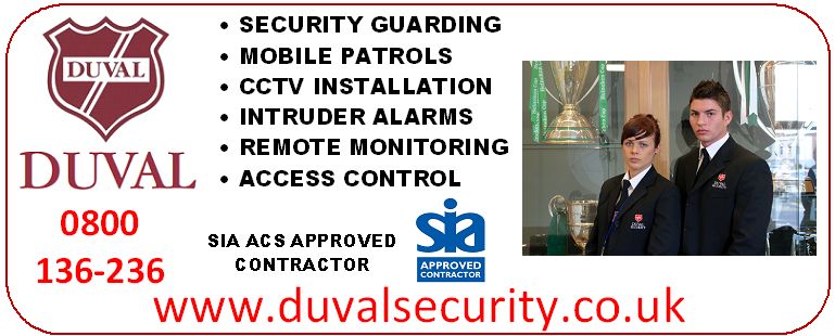 Manned Guarding, CCTV, Alarms, Access Control - we have all your security needs covered - @DuvalFM1 <a href="/DuvalAlarms/">⭐️ian@duval⭐️</a>