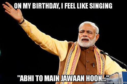 Four hilarious memes on Mr \happy birthday\ | | |  