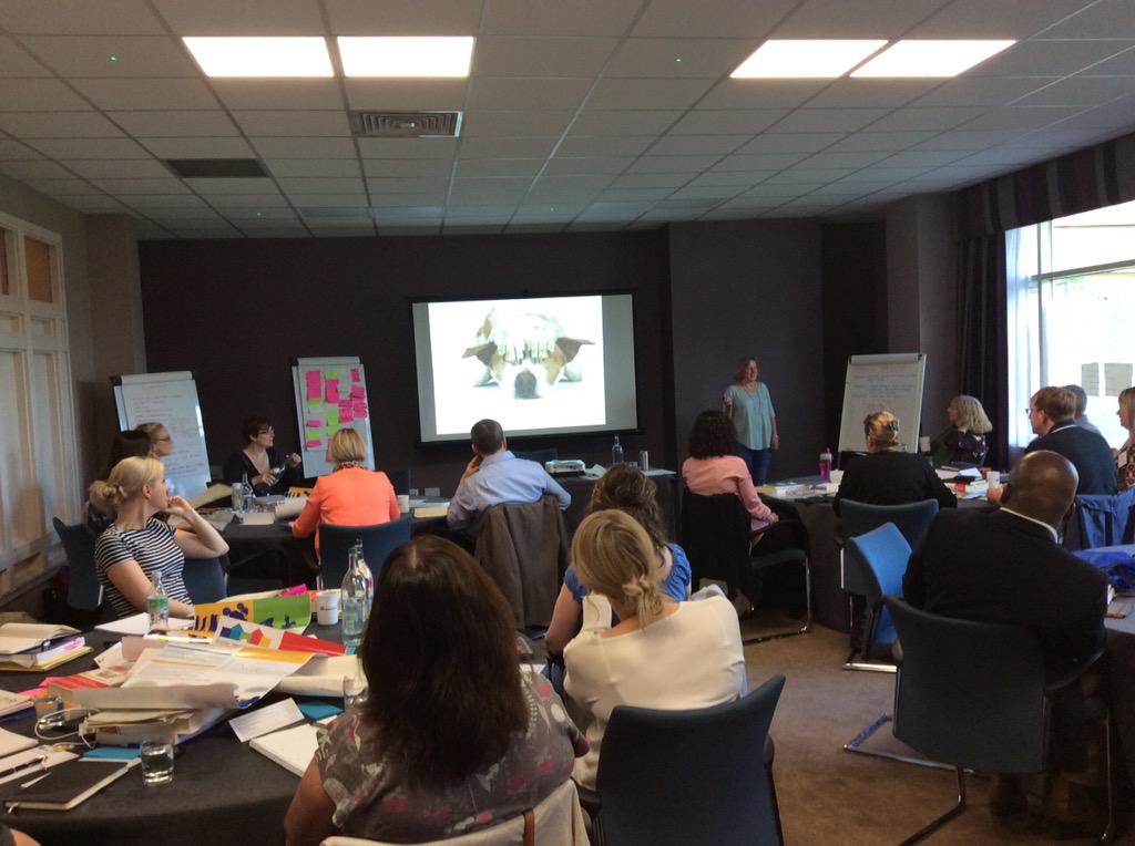 suzi_hannah's tweet photo. Day3 @ #ScILC3 @Lallison2002 is getting us all refocused this am following dinner with #IA37 last night @rlloyd66 http://t.co/pZgPuexsQg
