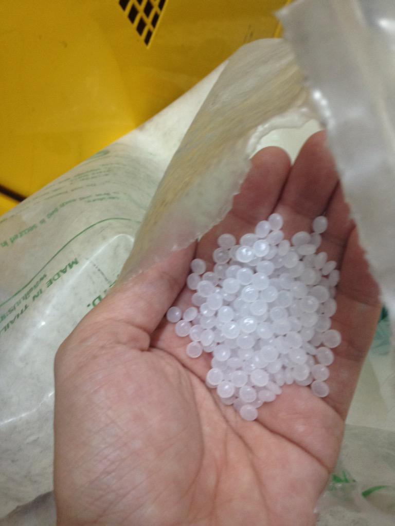 yuyibarbie's tweet image. กว่าจะเป็นถุงพลาสติก 😱😱#processinglab