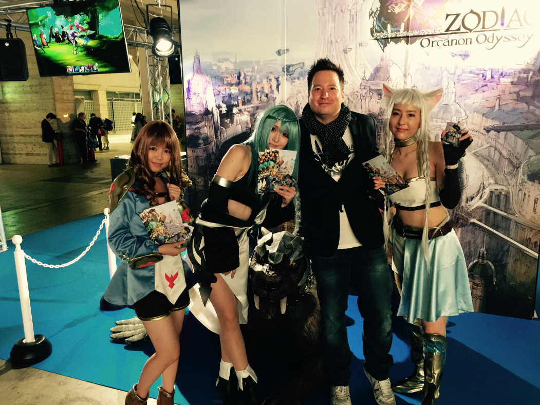 PlayZodiac's tweet photo. We are having a blast at #TGS!  Meet the team at Hall 6 - Booth 6-C06 and play Zodiac Orcanon Odyssey! http://t.co/hvnO2vMzWf