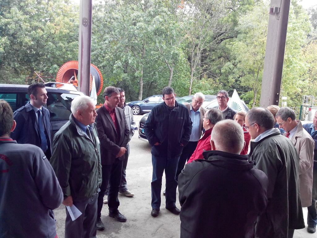 Le préfet de région est dans l'Ain installation, irrigation, filières, ZNV, FCO sont une partie des thèmes abordés