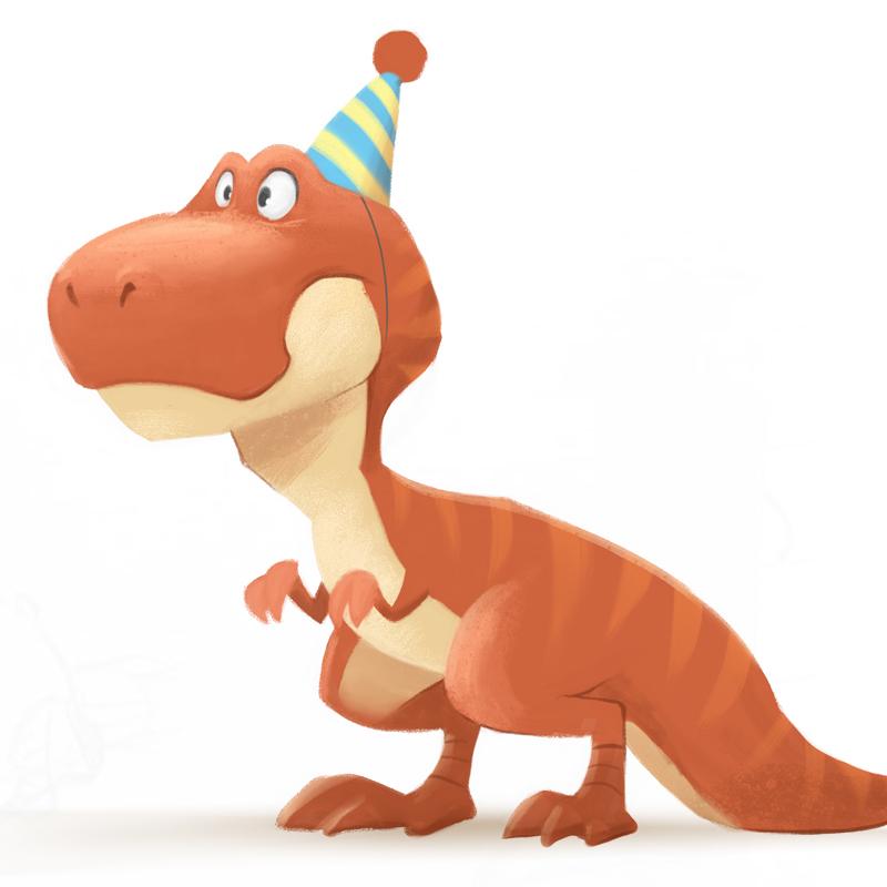 jakepagestudio's tweet image. Playing around with some awesome @kyletwebster brushes! #illustration #PartysaurusRex