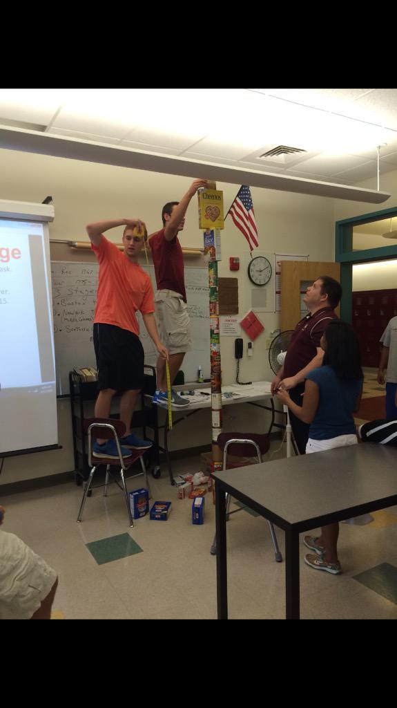 Heffo42's tweet image. Advisor: Murphy
Structure: 8' 3"
Room: 206
Total Non-perishable items: 20
#gdadvisory2015