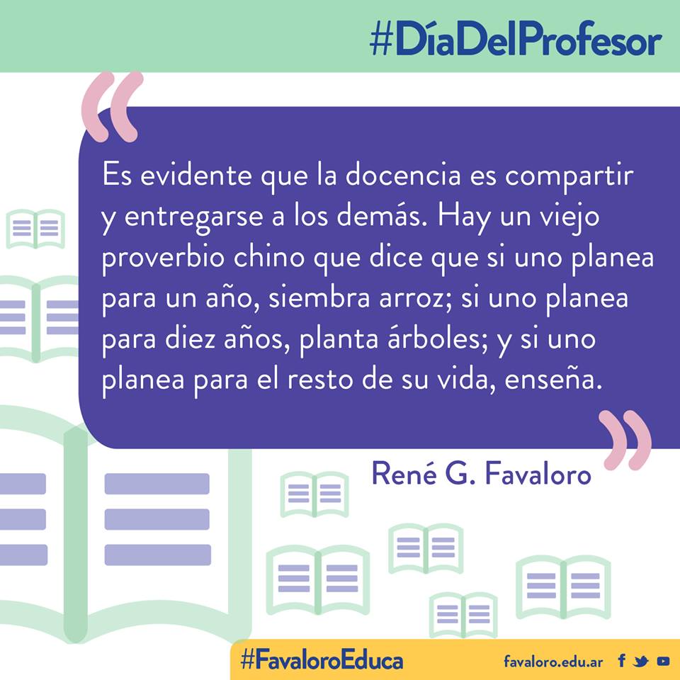 Feliz día a todos los profesores. Gracias por compartir el #conocimiento y entregarse cada día a los demás.